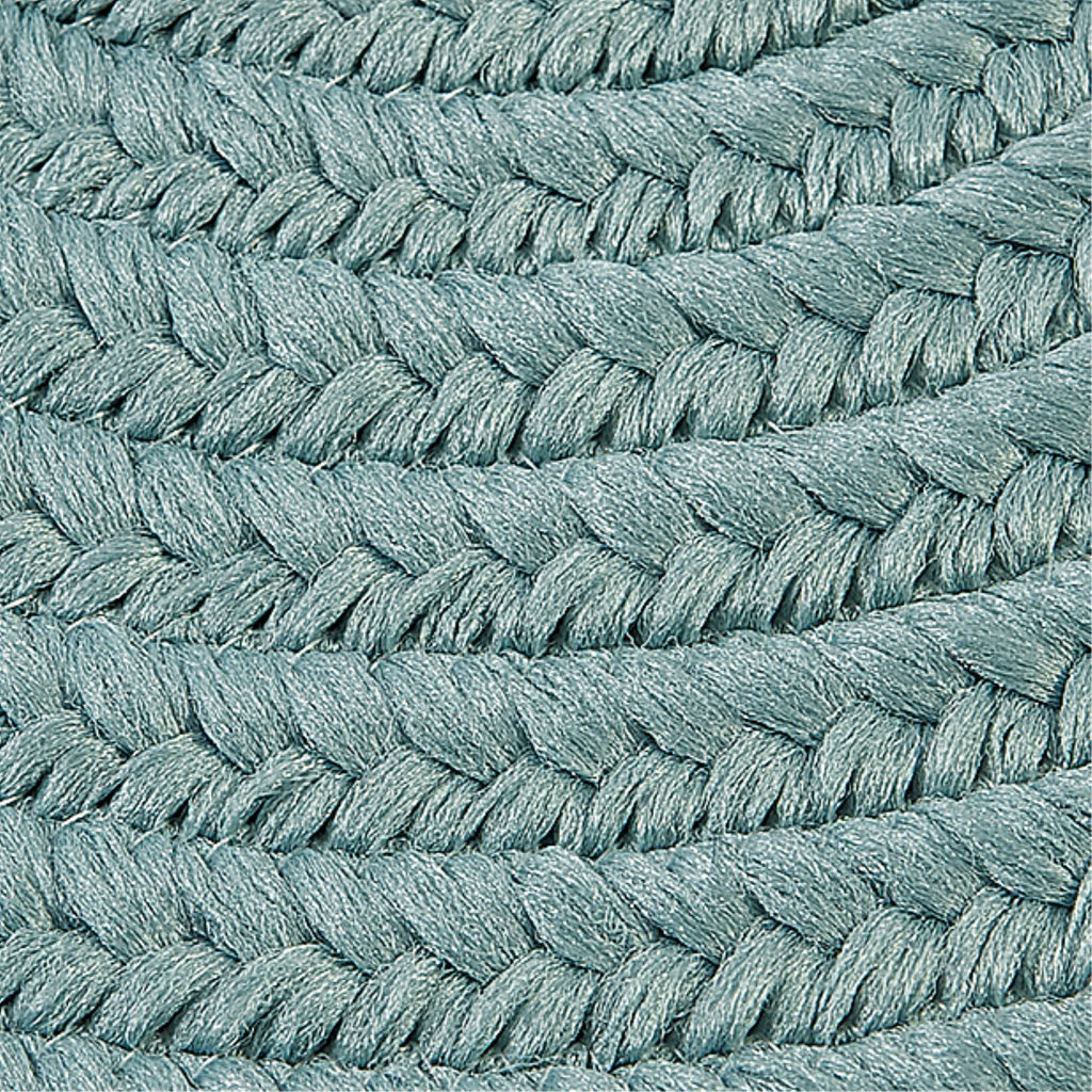 Federal Blue Solid Oval Rugs 5x8 P86933
