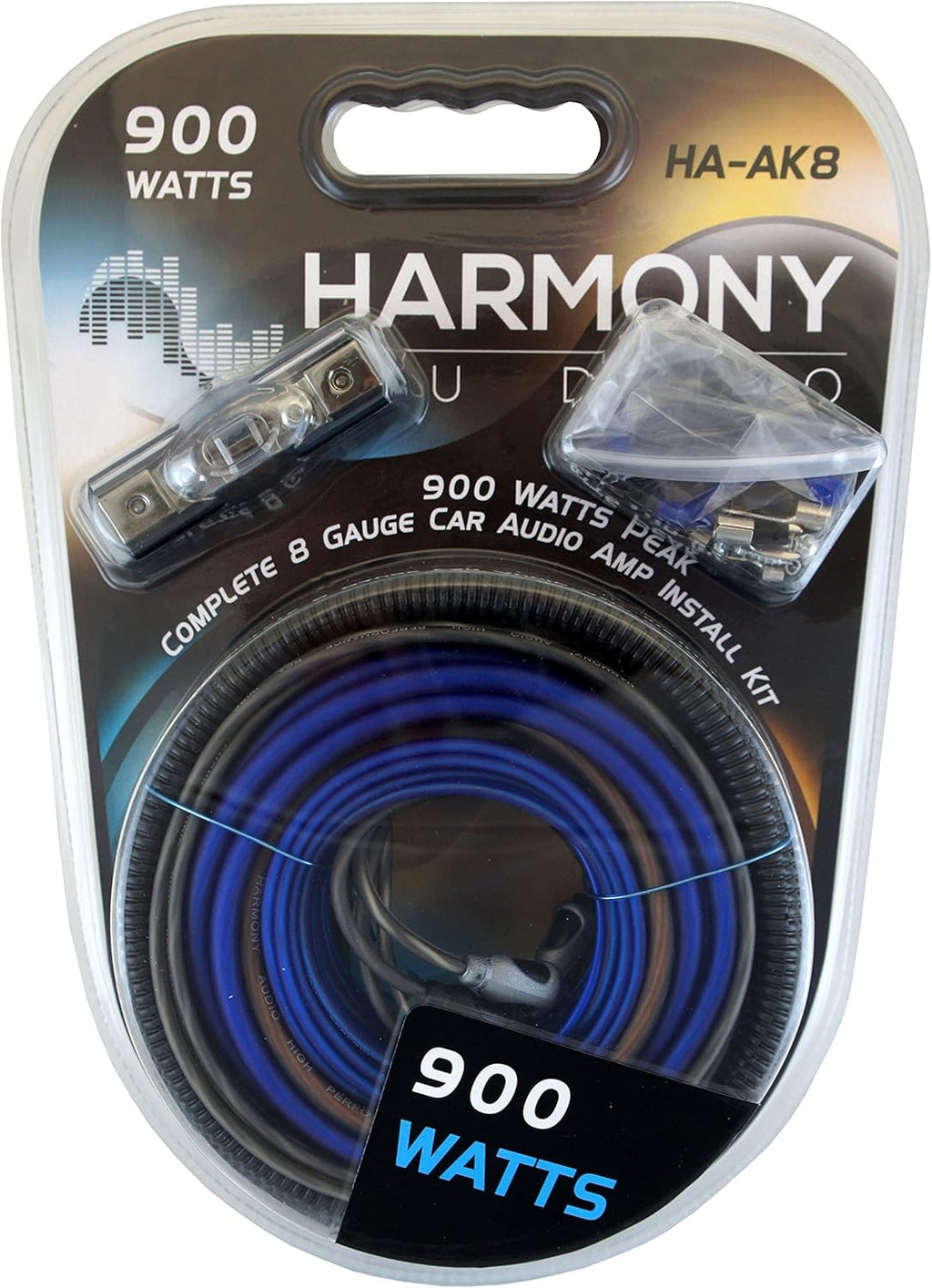3 Way 4-Ohm Speakers with Amplifier and Replacement Harness G761