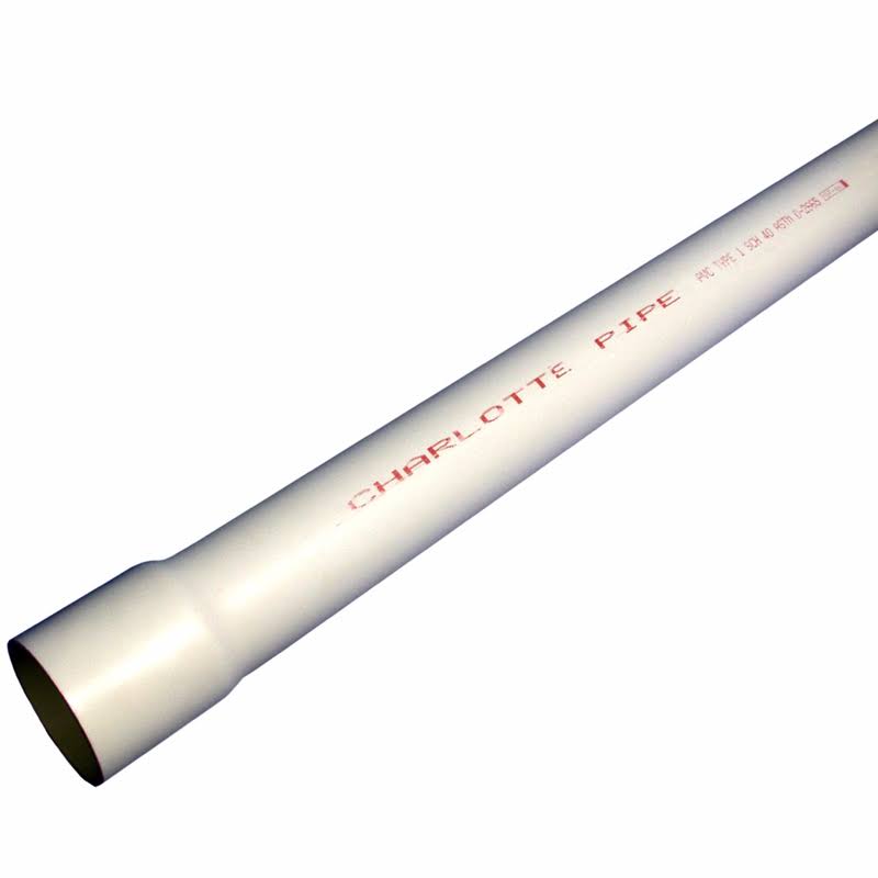 Schedule 40 Pressure Pipe 1-1/2 in. Dia. x 20 ft. L Bell 330 PSI S386798