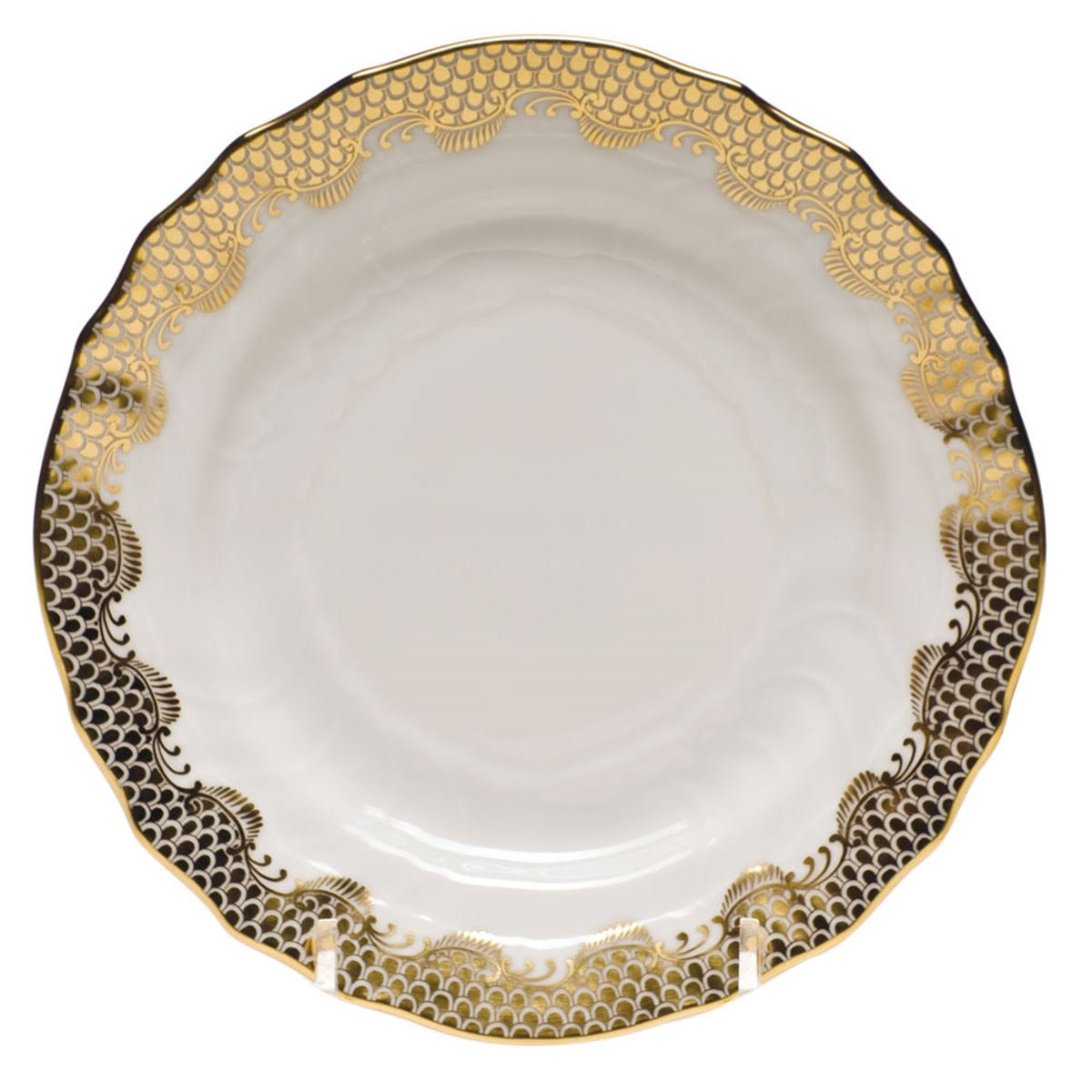 Gold Fish Scale Bread and Butter Plate M5754