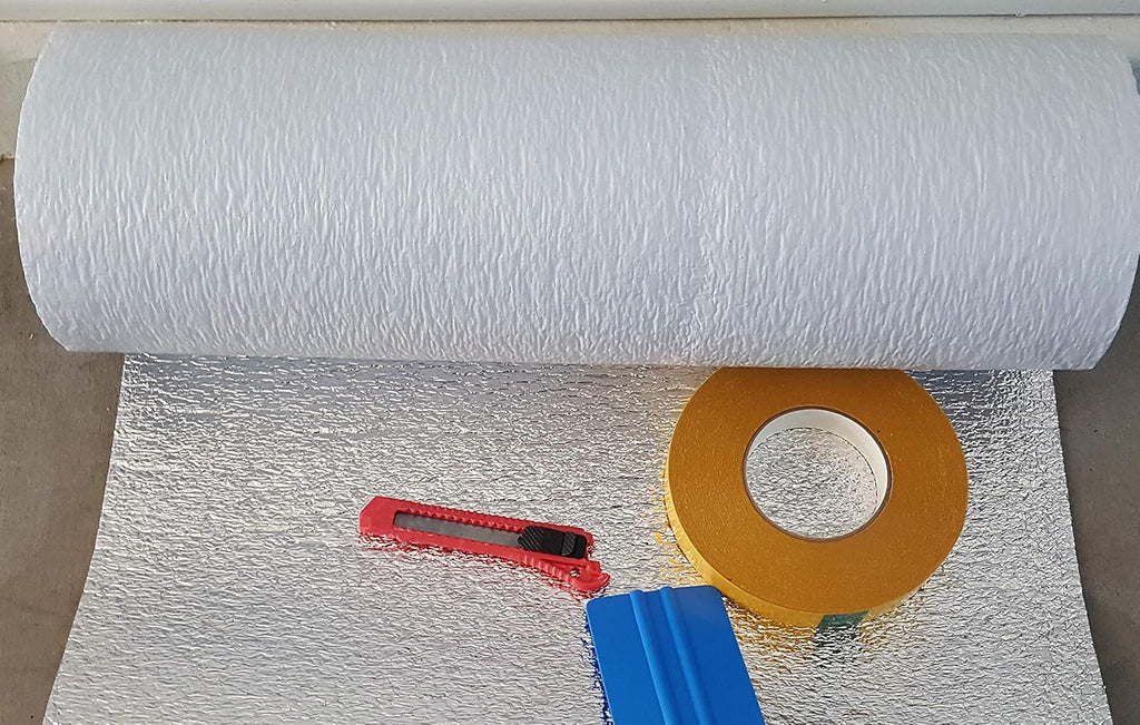 18FT Wide x 6 Panel Garage Door Insulation Kit with Double Sided Tape T39375