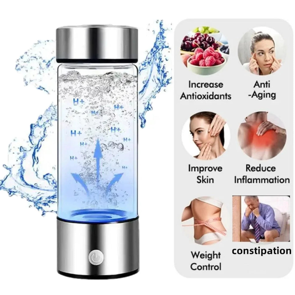 Hydrogen Water Bottle Glass Cup U25974