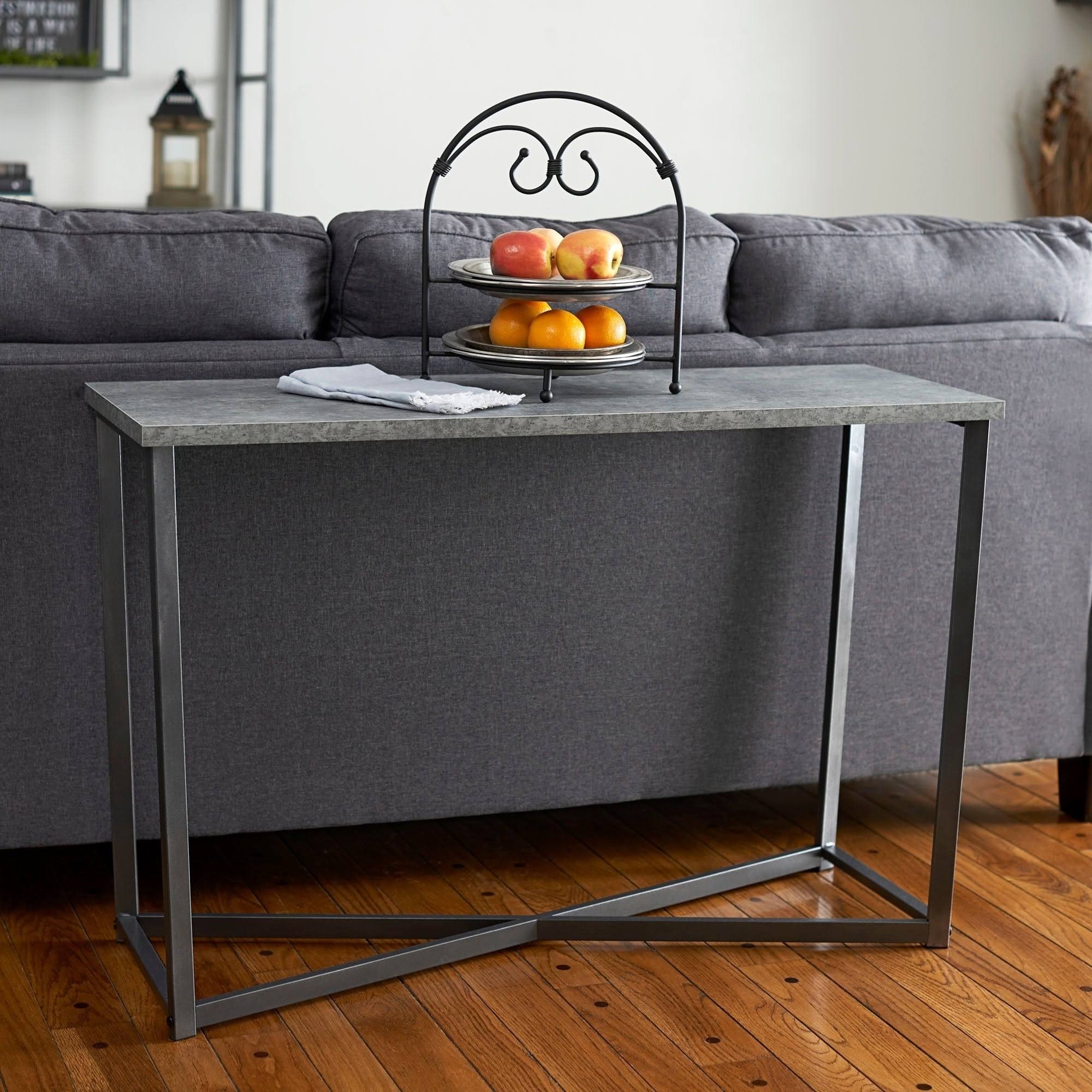 Faux Slate Sofa Table C907