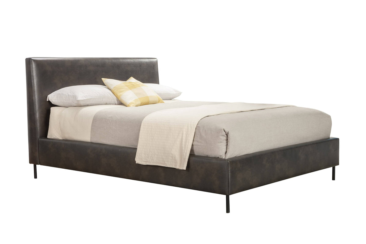 Gray California King Bed V911884