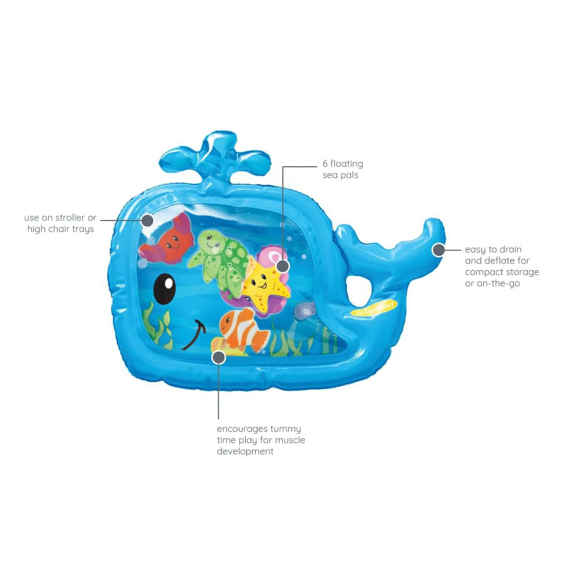 Blue Tummy Time Play Mat K798
