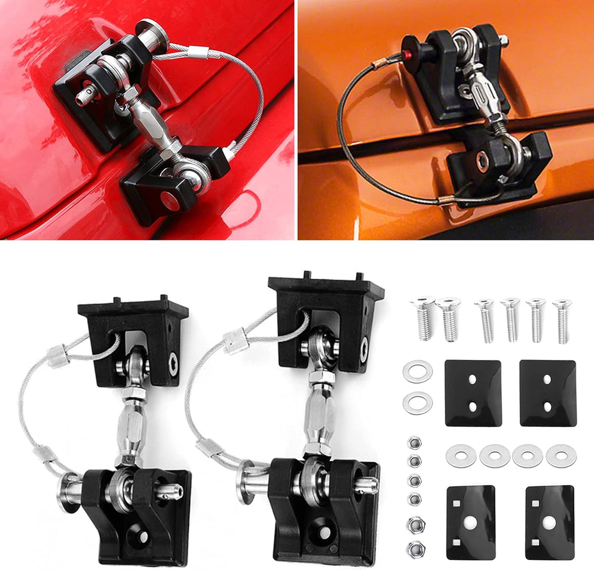 Hood Lock Latch Kit Pack of 2 L989