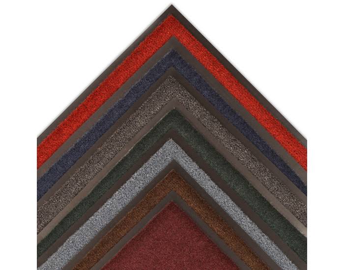 Brown Indoor Carpeted Entry Mat, 4 x 8 ft, Vinyl Backing N604070