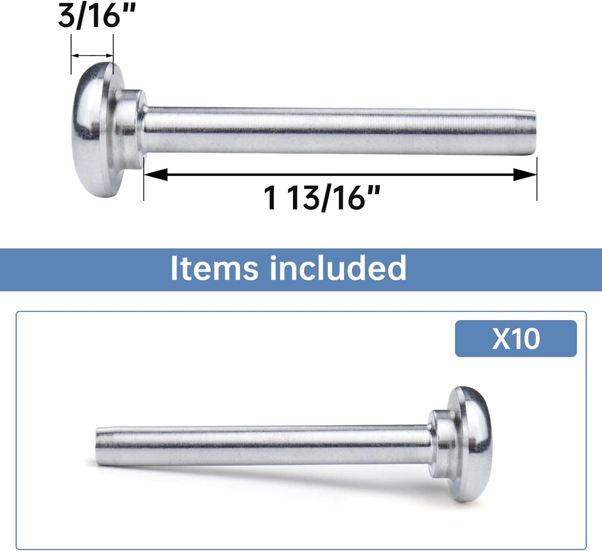 10Pack T316 Stainless Steel Cable Railing Kit V325529