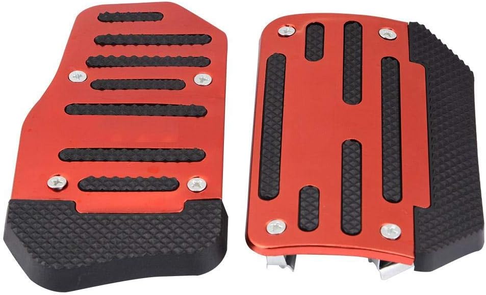 Silver Alloy Nonslip Brake Pedal Cover Y124