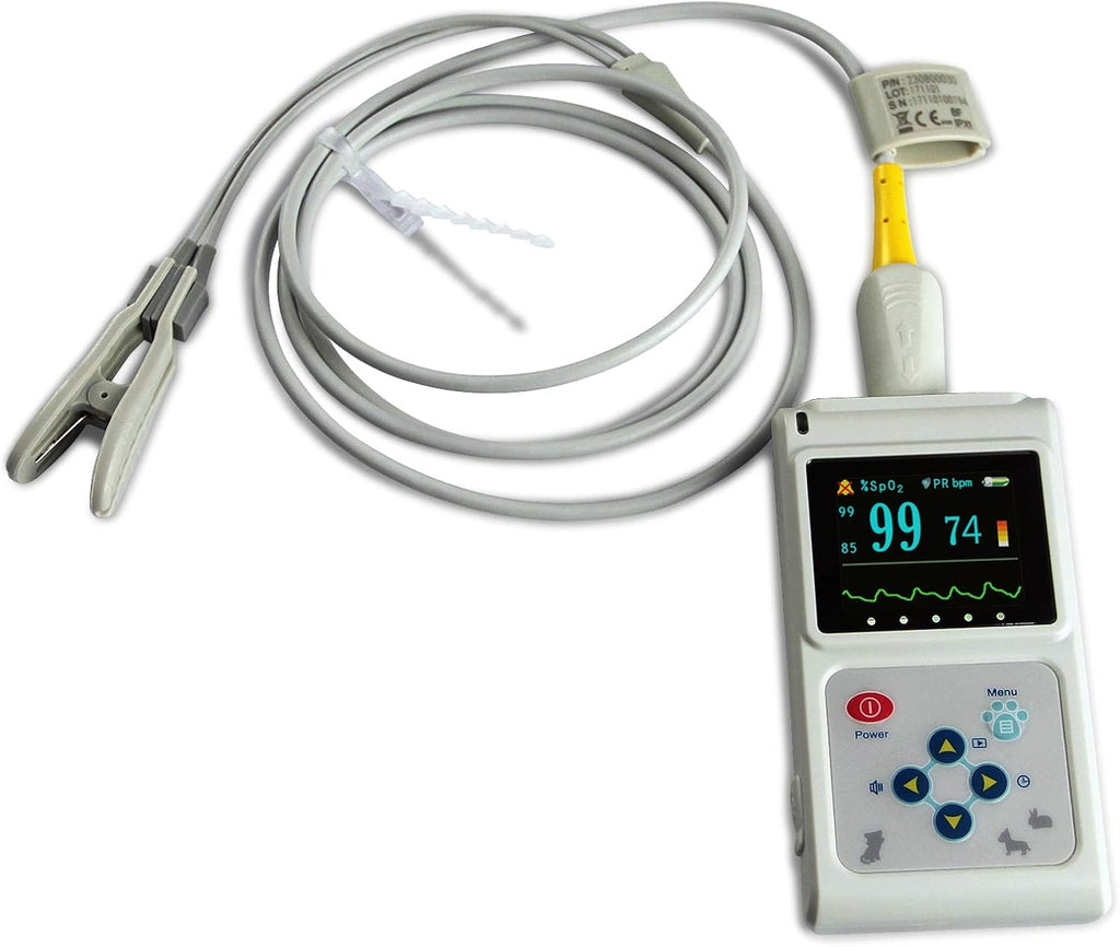 Veterinary Pulse Oximeter Handheld Machine with SPO2 Probe B1324