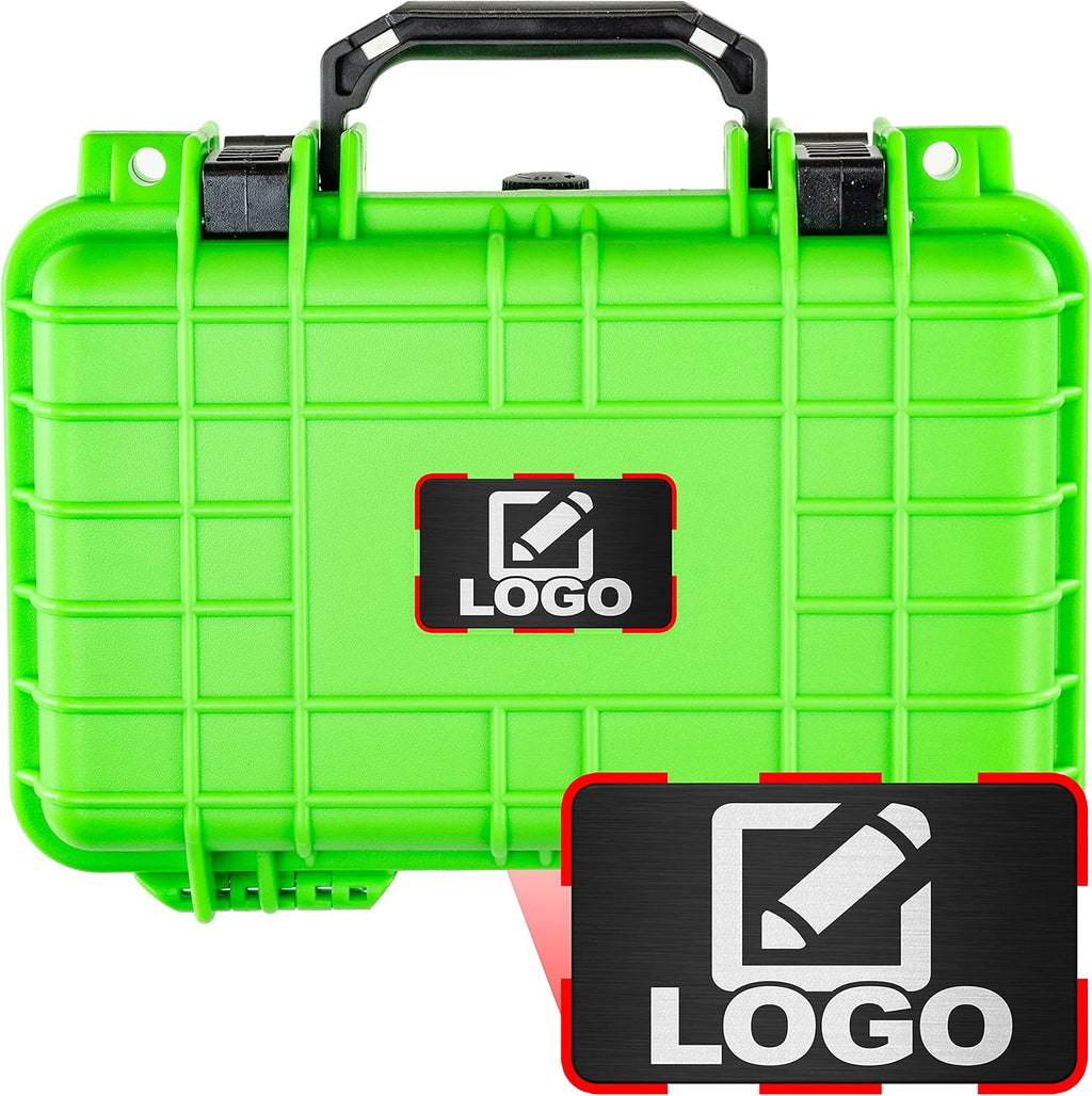 Black Waterproof Hard Case with Foam 11.6 Inch 8.3 Inch 3.8 Inch W237518