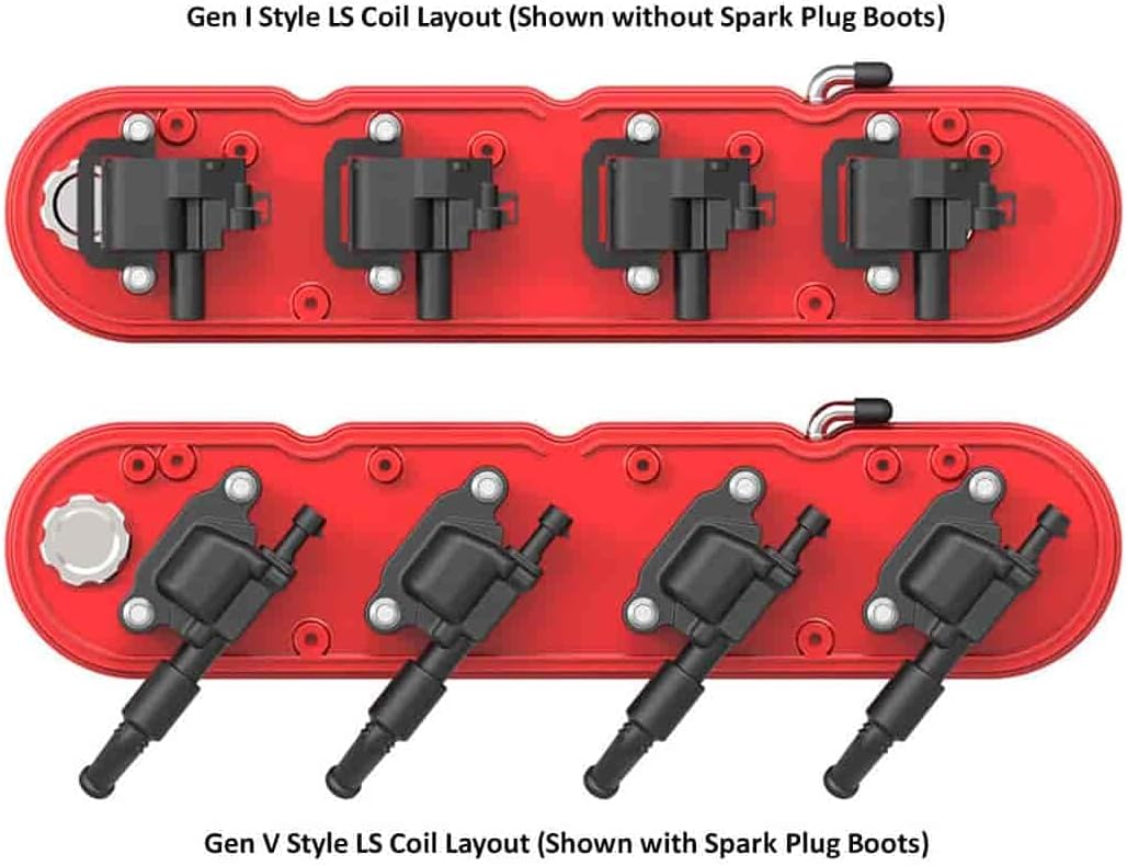 2-Piece Valve Cover Gloss Red Q3997