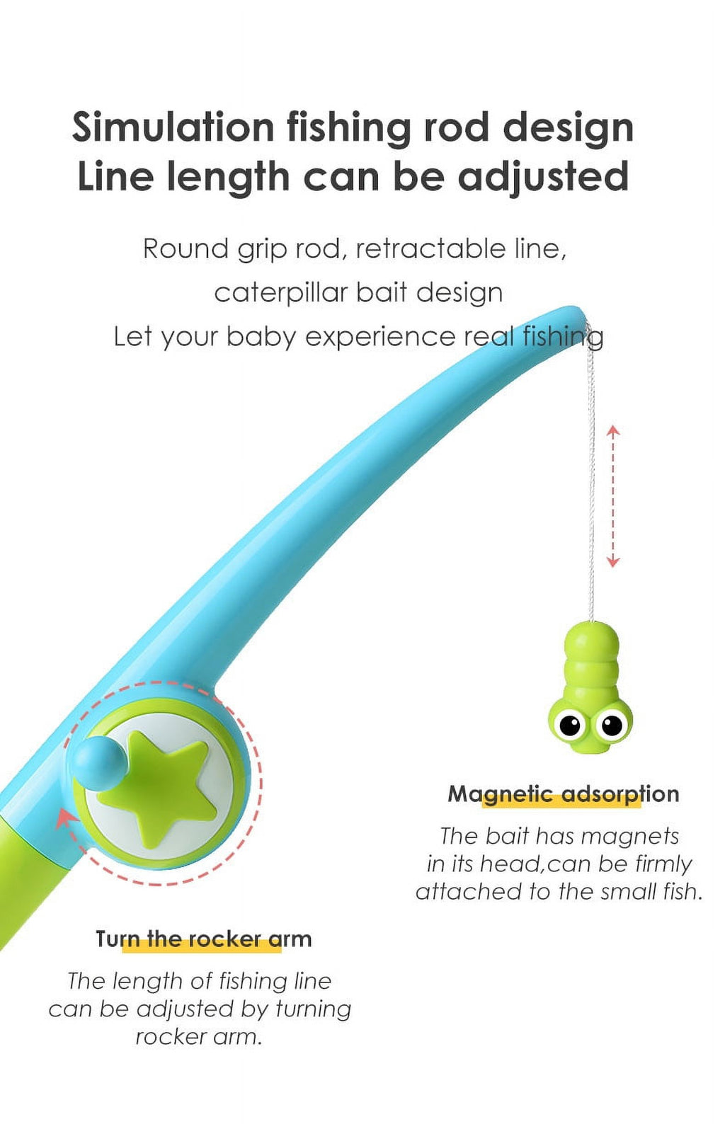 Magnetic Fishing Bath Toys Wind-up Swimming Whale Floating Pool Tub Toys P463