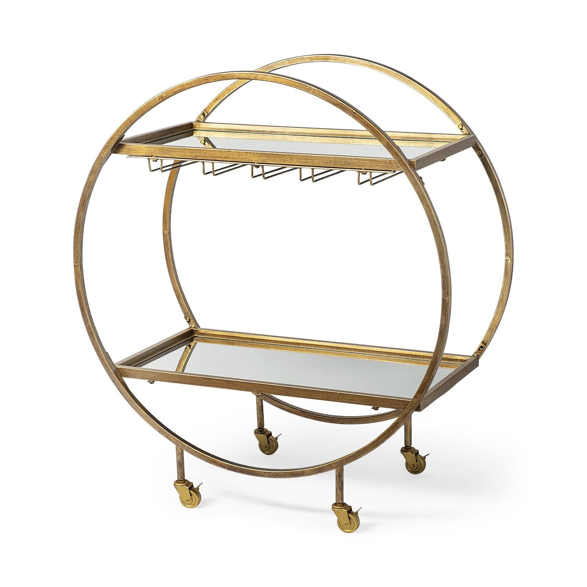 Gold Bar Cart K973