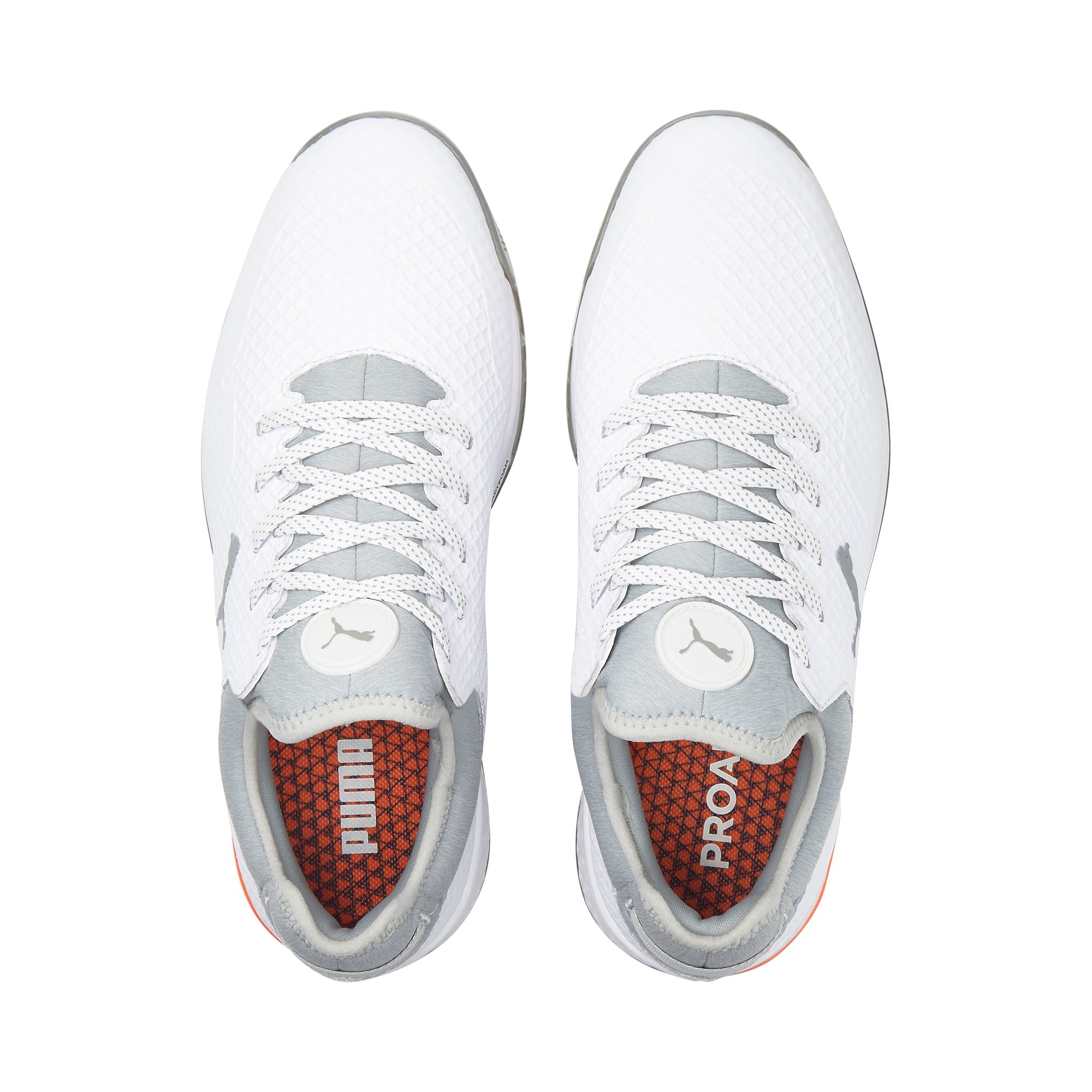 Puma White/High Rise Spikeless Shoes Size 7 Wide U522612