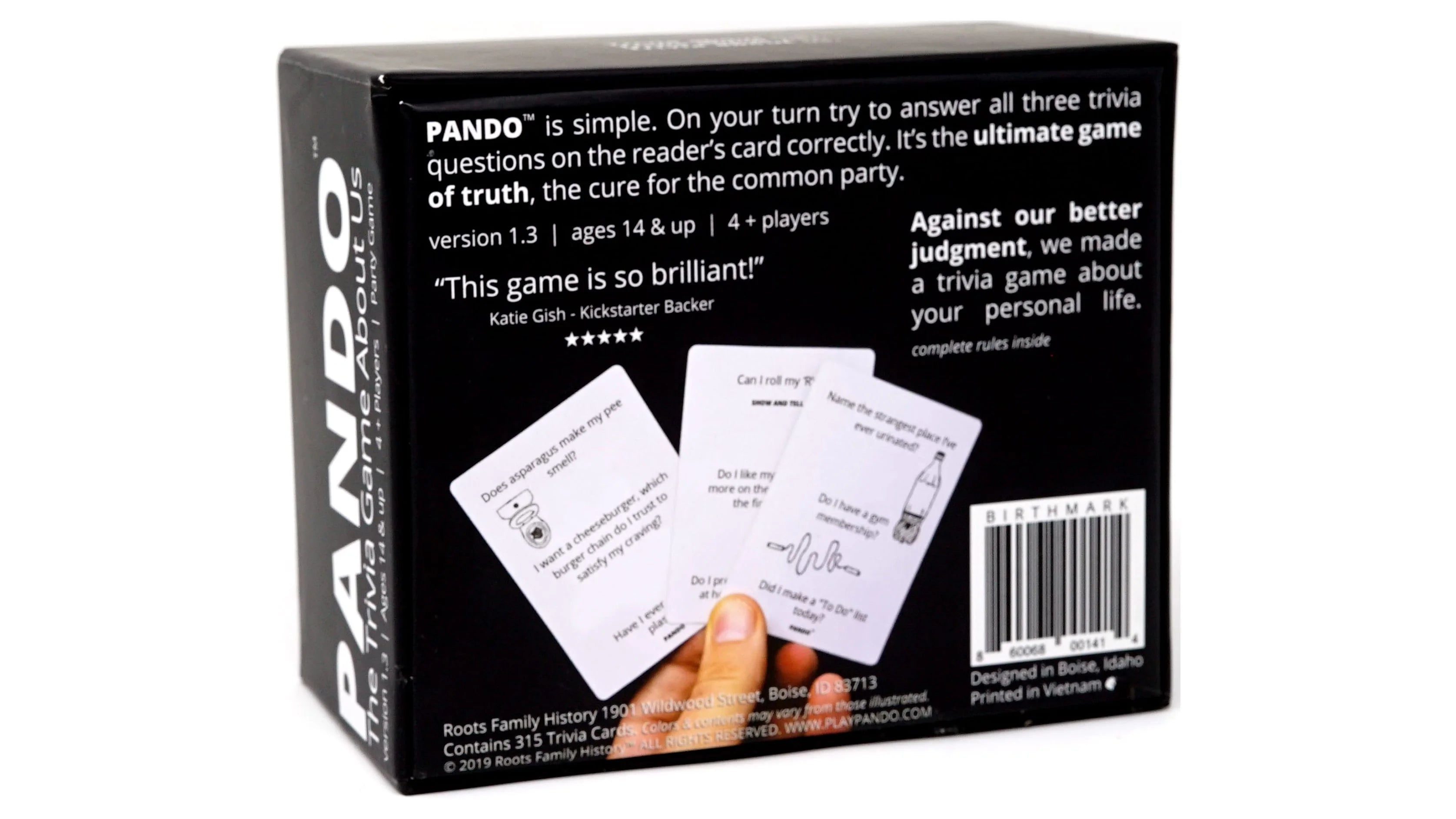 Trivia Party Game Q308328