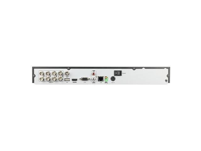 8CH DVR 5 in 1 3MP HD-TVI 2CH 4MP IP Cameras H.265+ Analog Cameras + 1 IP Camera HDMI CVBS 2 SATA O953