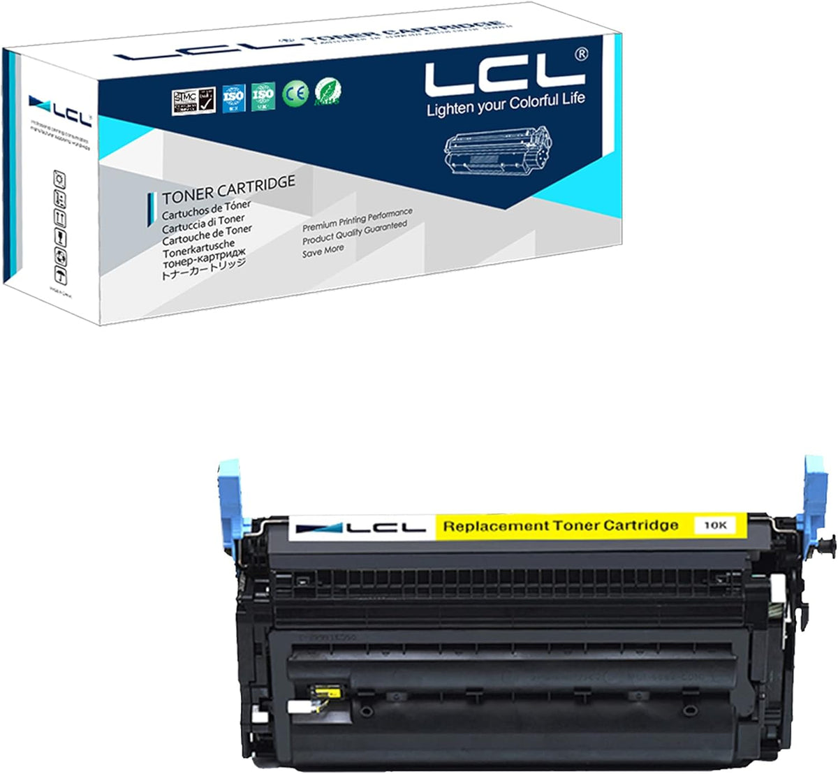 Yellow Toner Cartridge 2-Pack C123