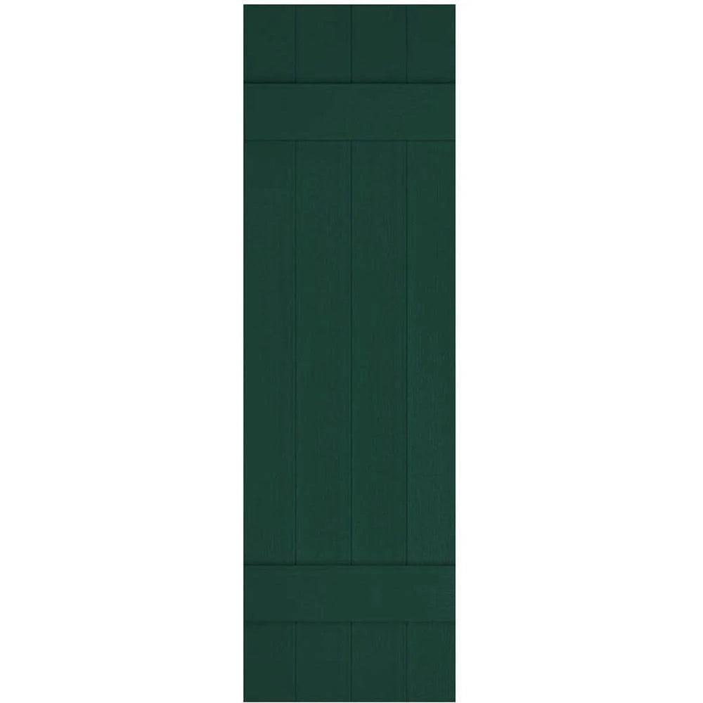 Lifetime Vinyl Board-n-Batten Shutters, Per Pair, 14x2 H273