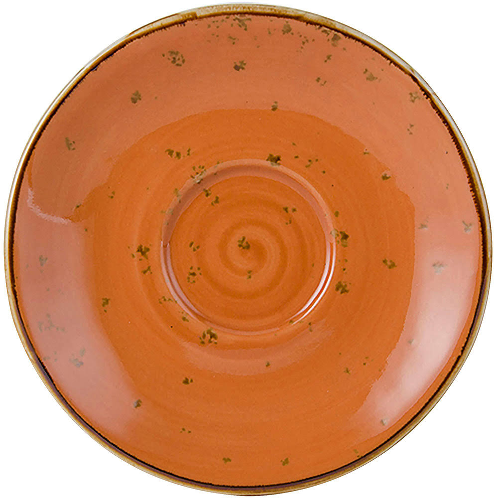 Orange Espresso Saucer U162
