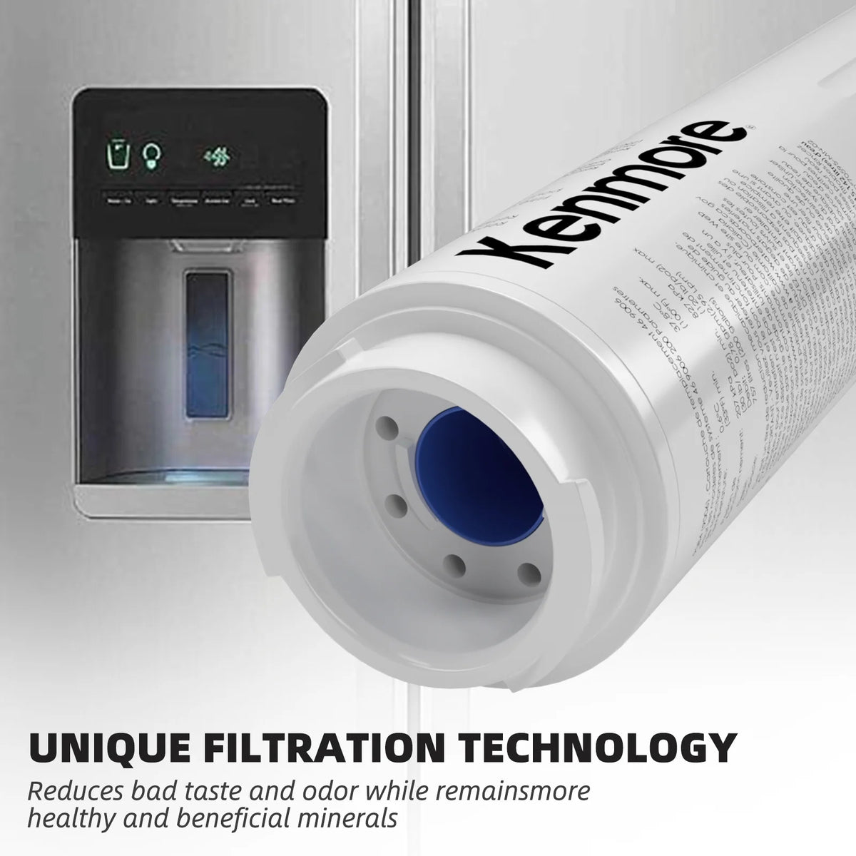 2 Packs Refrigerator Water Filter Cartridge O713801