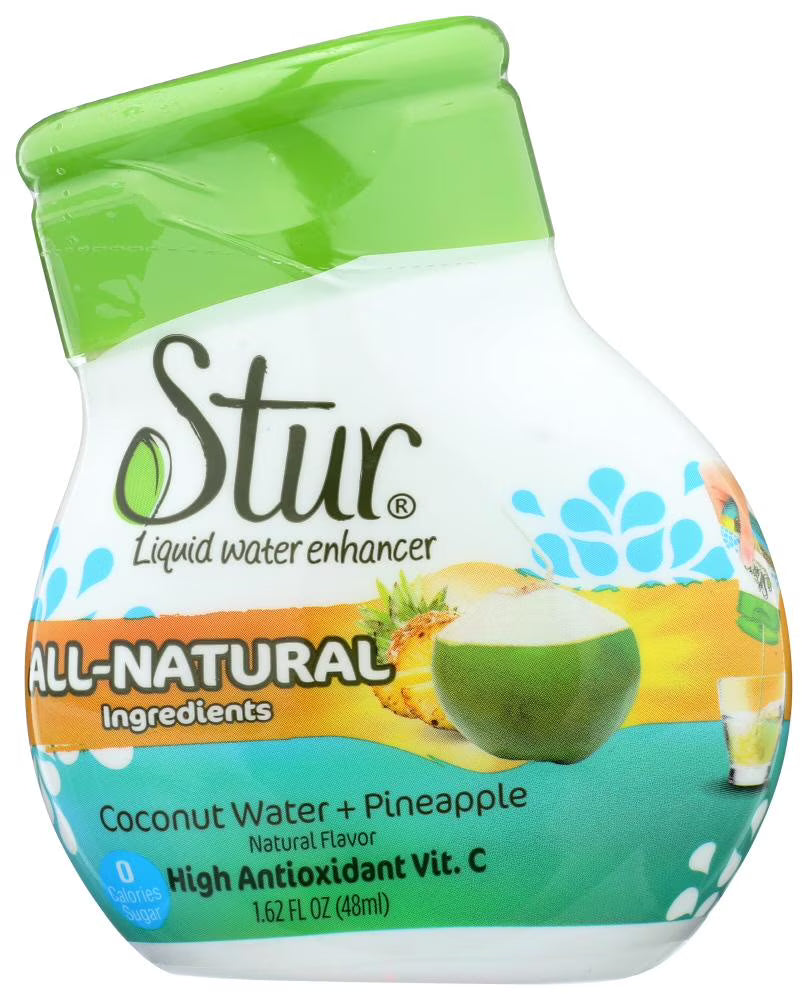 Coconut Water + Pineapple Liquid Water Enhancer, 1.1 Oz (Pack of 6) X617942
