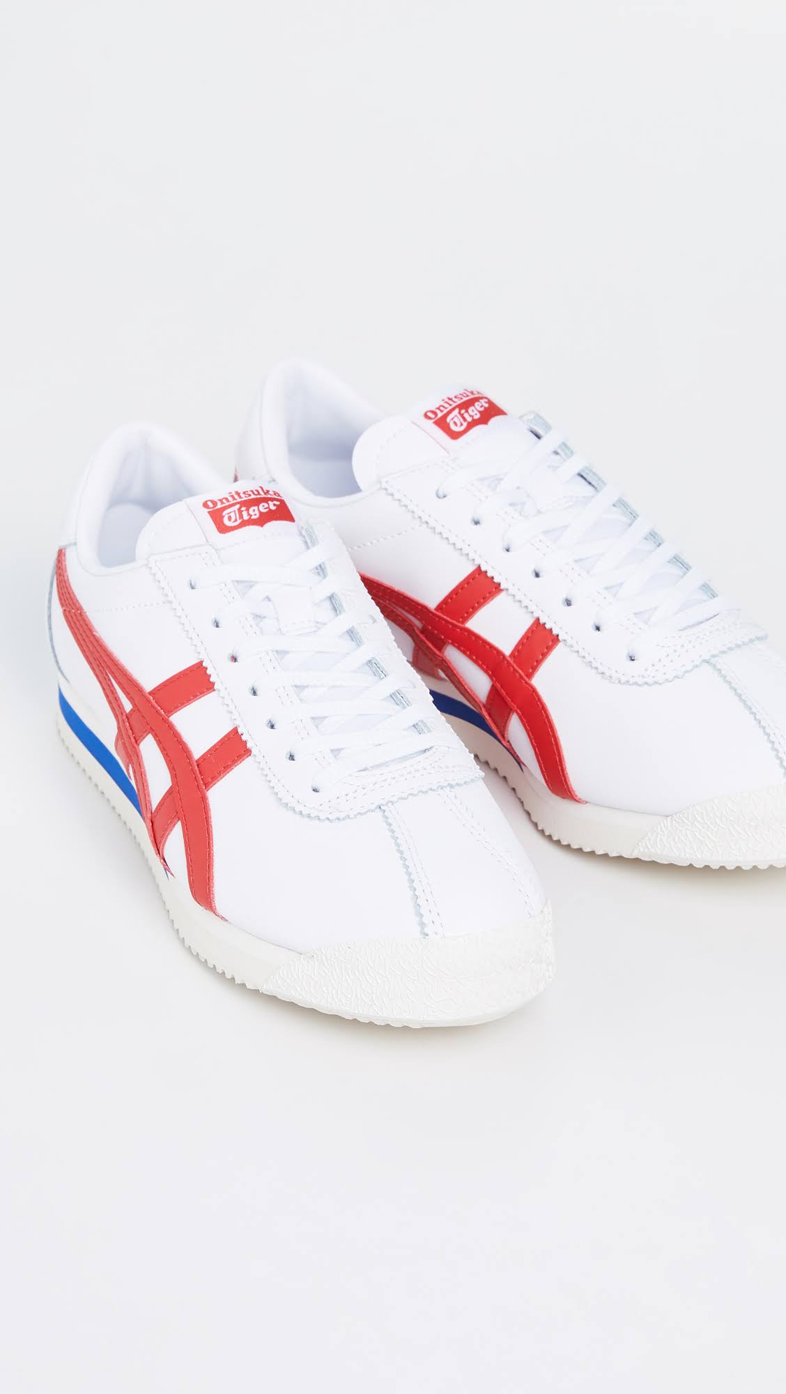 White Classic Red Corsair Sneakers M5508