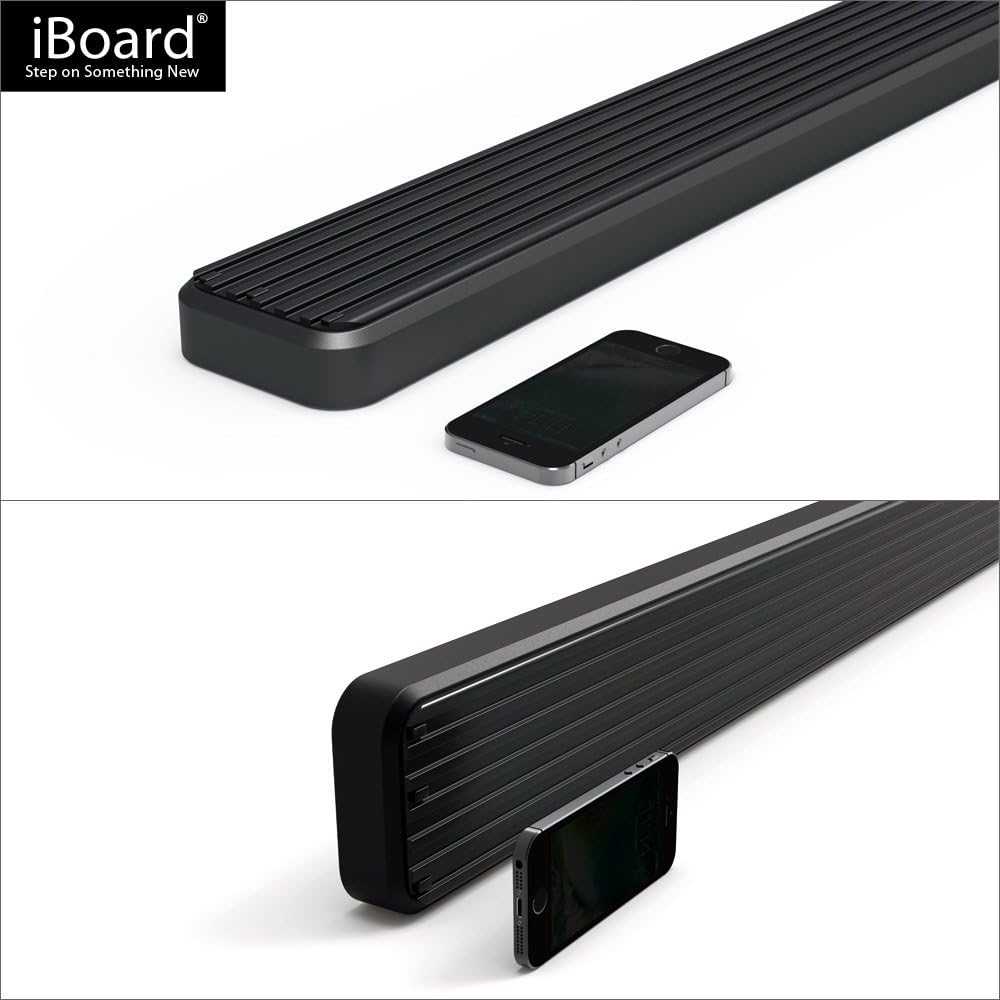 4in Black Running Boards O404475