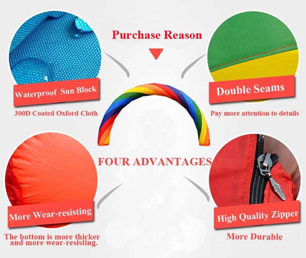 Inflatable Rainbow Advertising Arch with PU Coated L298