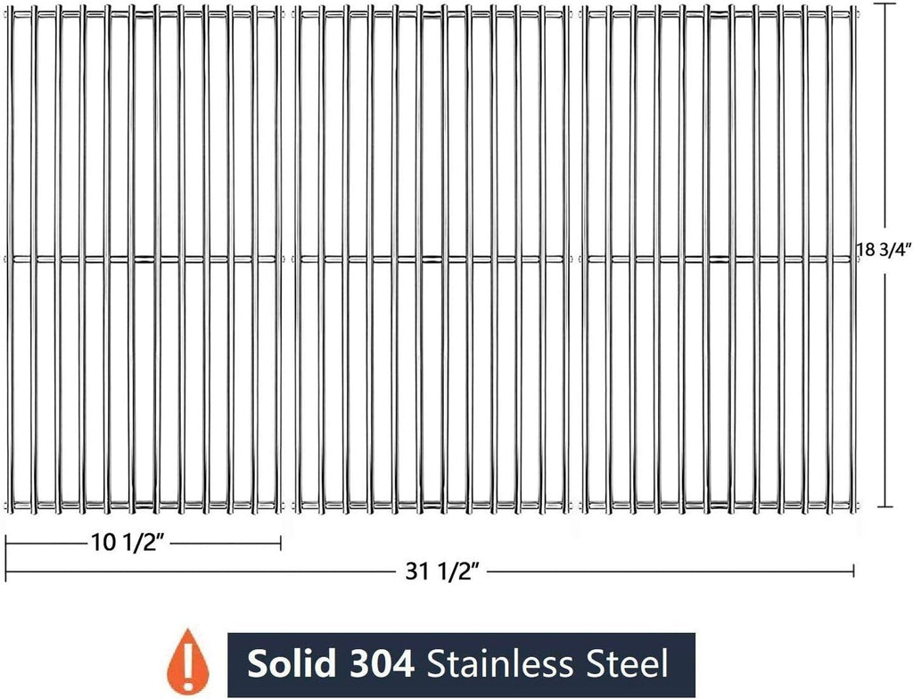 18.75 inch SUS304 Stainless Steel Gas Grill Grates, Pack of 2 L853