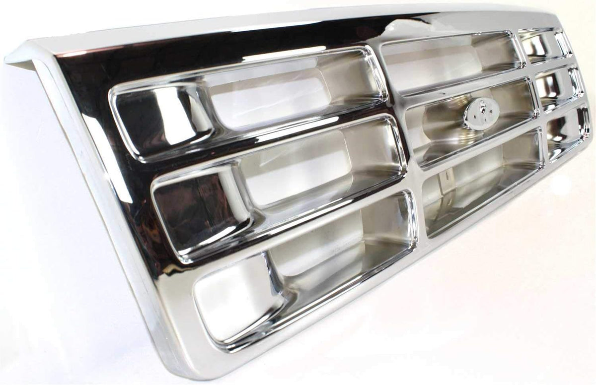 Chrome Shell and Insert Grille Assembly for Ford F-150 X8565