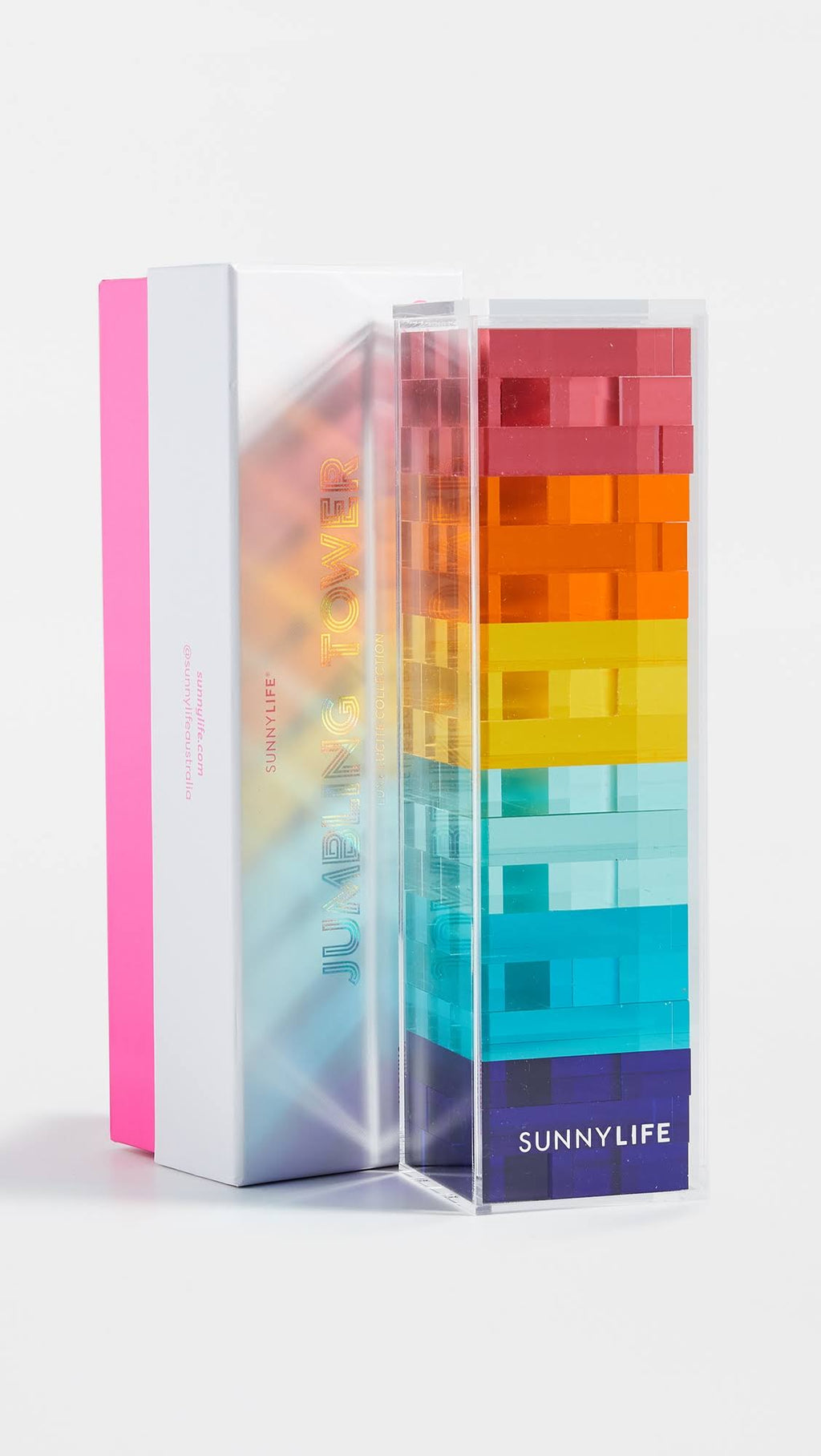 Lucite Jumbling Tower H844