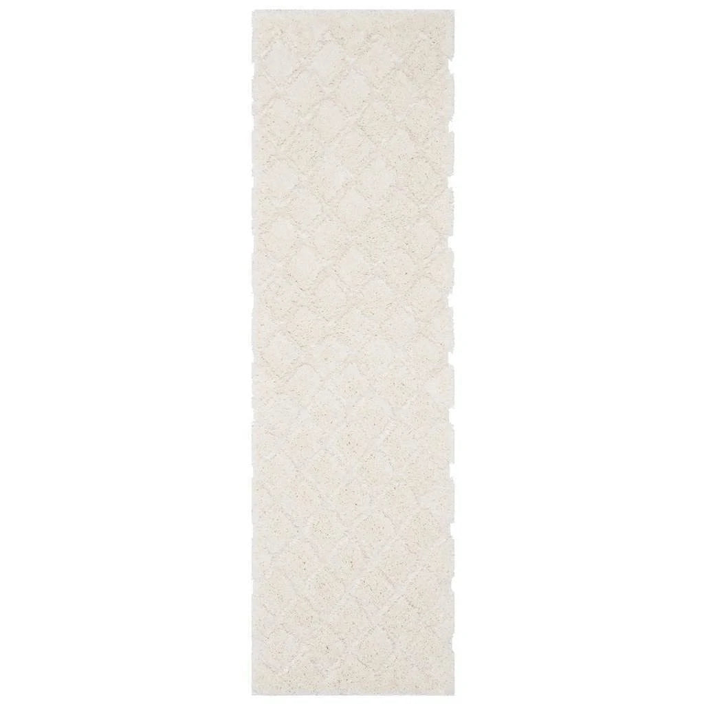 Creme Shag Square Rug J22414