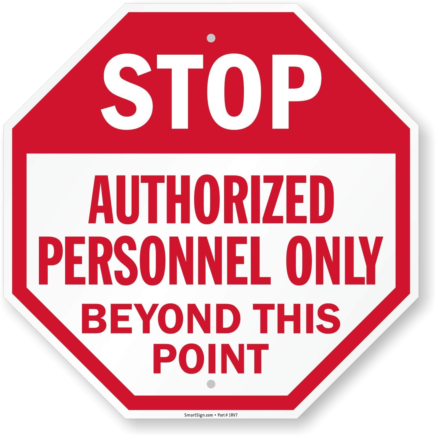 18" x 18" Reflective Aluminum Sign Pack of 2 I919