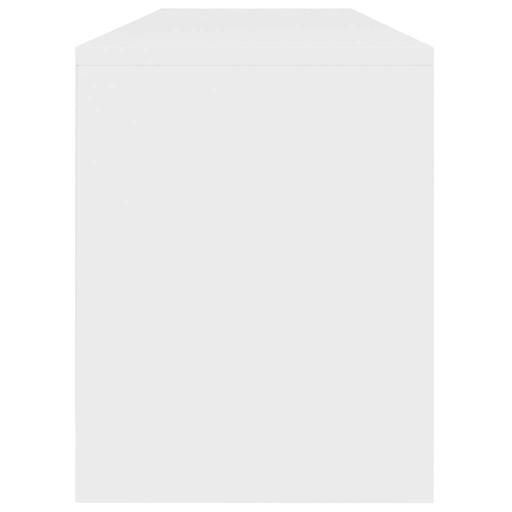 White TV Cabinet Chipboard M1794