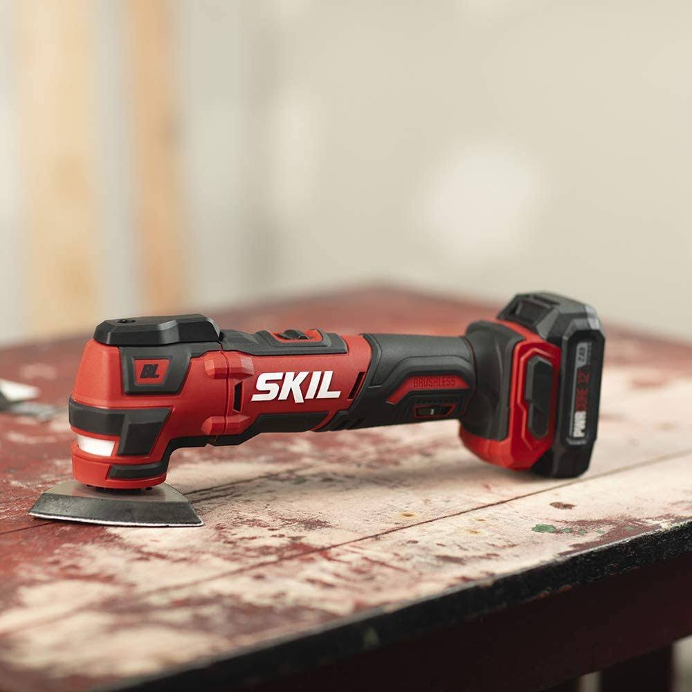 12V Brushless Oscillating Multitool with 2.0Ah Battery and Charger U3511