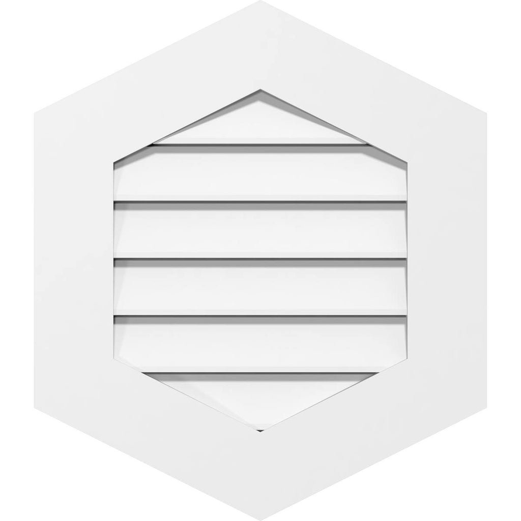 28x22W x 36x22H PVC Gable Vent R272217