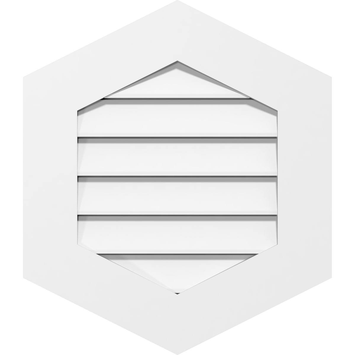 28x22W x 36x22H PVC Gable Vent R272217