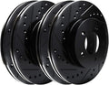 Black Drill Slot Brake Rotors Q42401