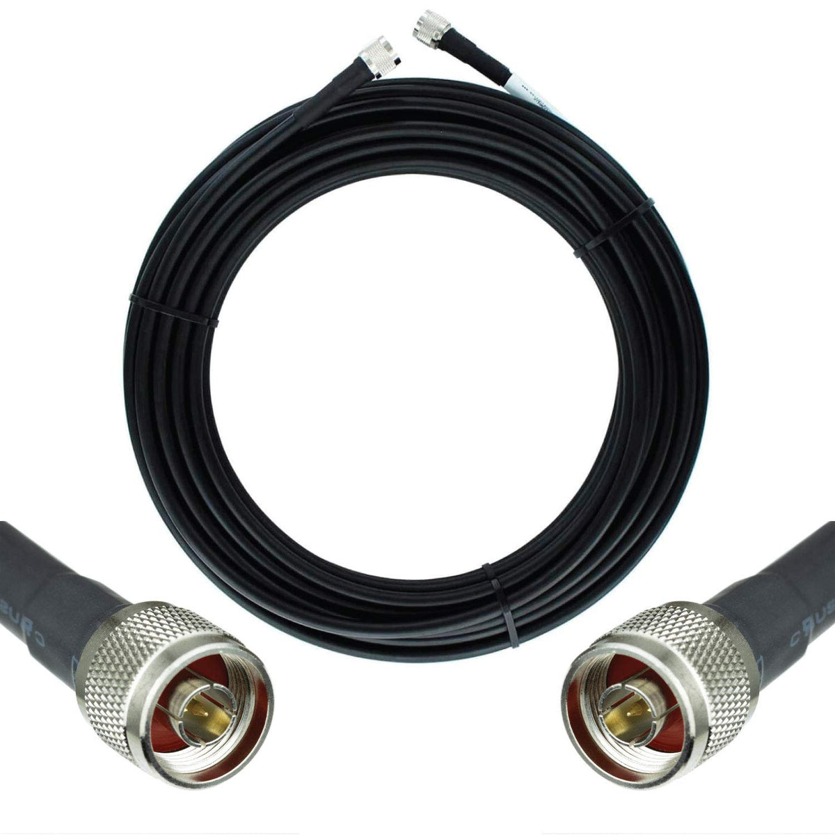 75ft N Male to N Male Ultra Low Loss Coaxial Cable 50ohm I73702