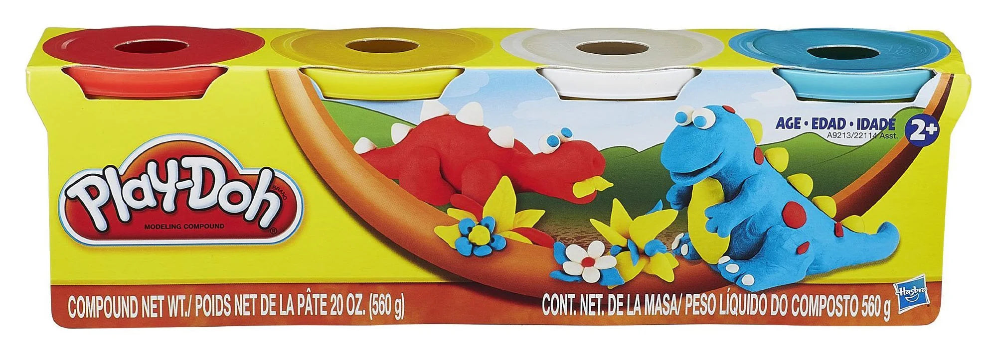 4-Pack of Colors 16 Ounce Total Play-Doh N6372