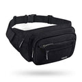 Black Waist Pack Bag with Adjustable Strap C71788