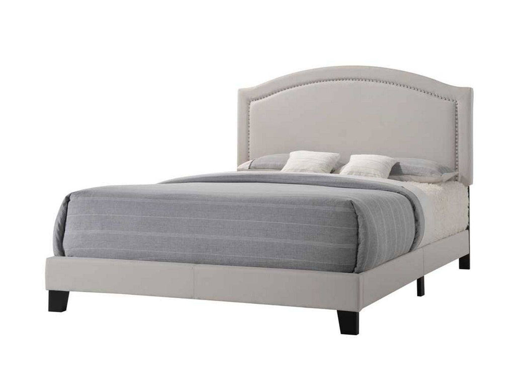 Queen Fog Fabric Bed W713969