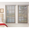 Room Darkening Cordless Faux Wood Blind 56.25 in. W x 72 in. L F17697
