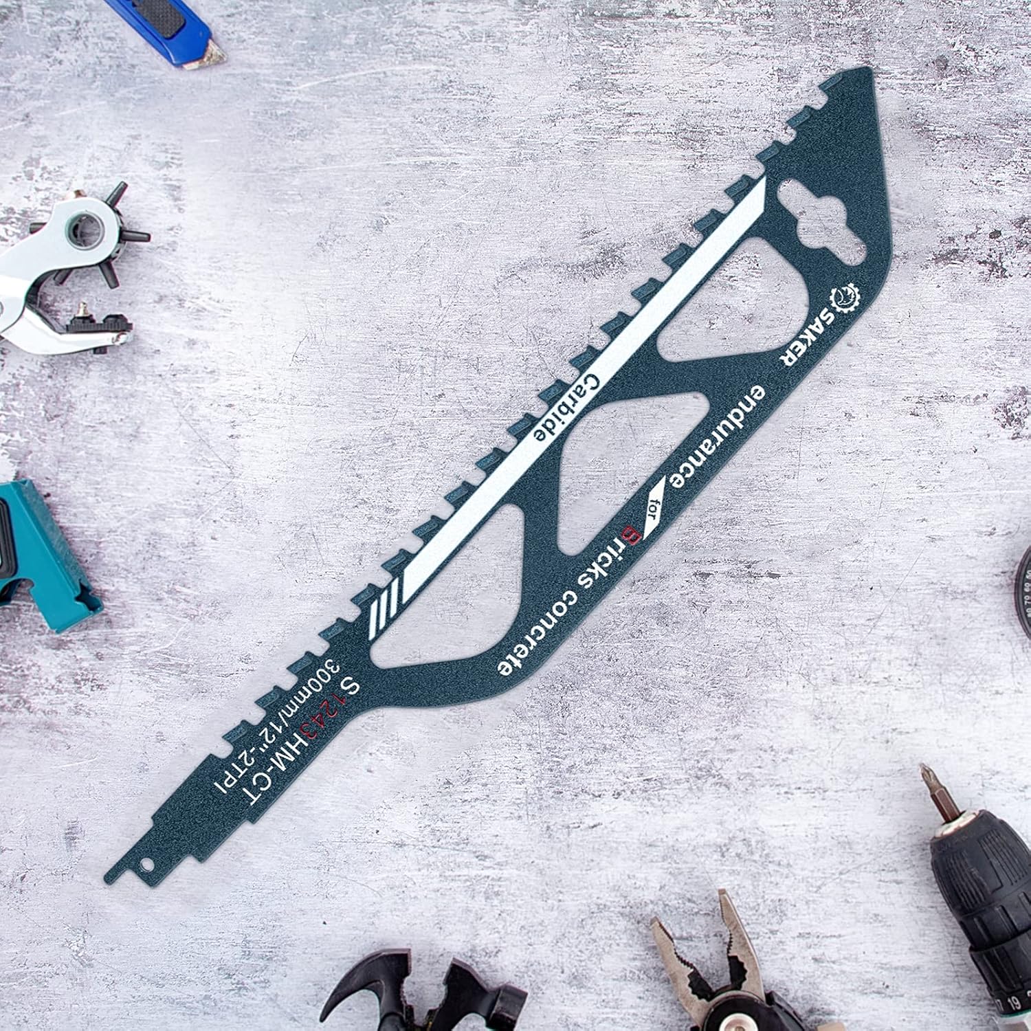 12”/300mm Pack of 2 Hard Alloy Reciprocating Saw Blades C13505