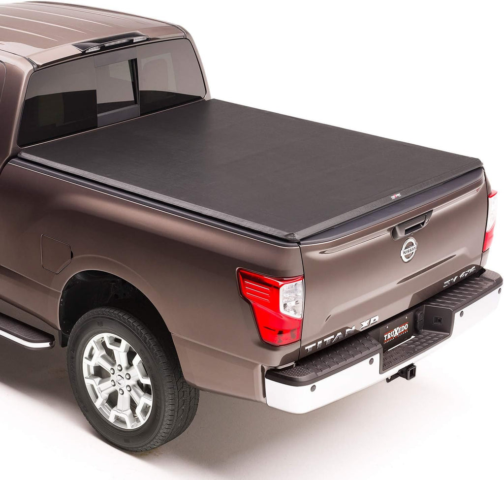Soft Roll Up Truck Bed Tonneau Cover for Nissan Titan 5' 7" Bed U23984