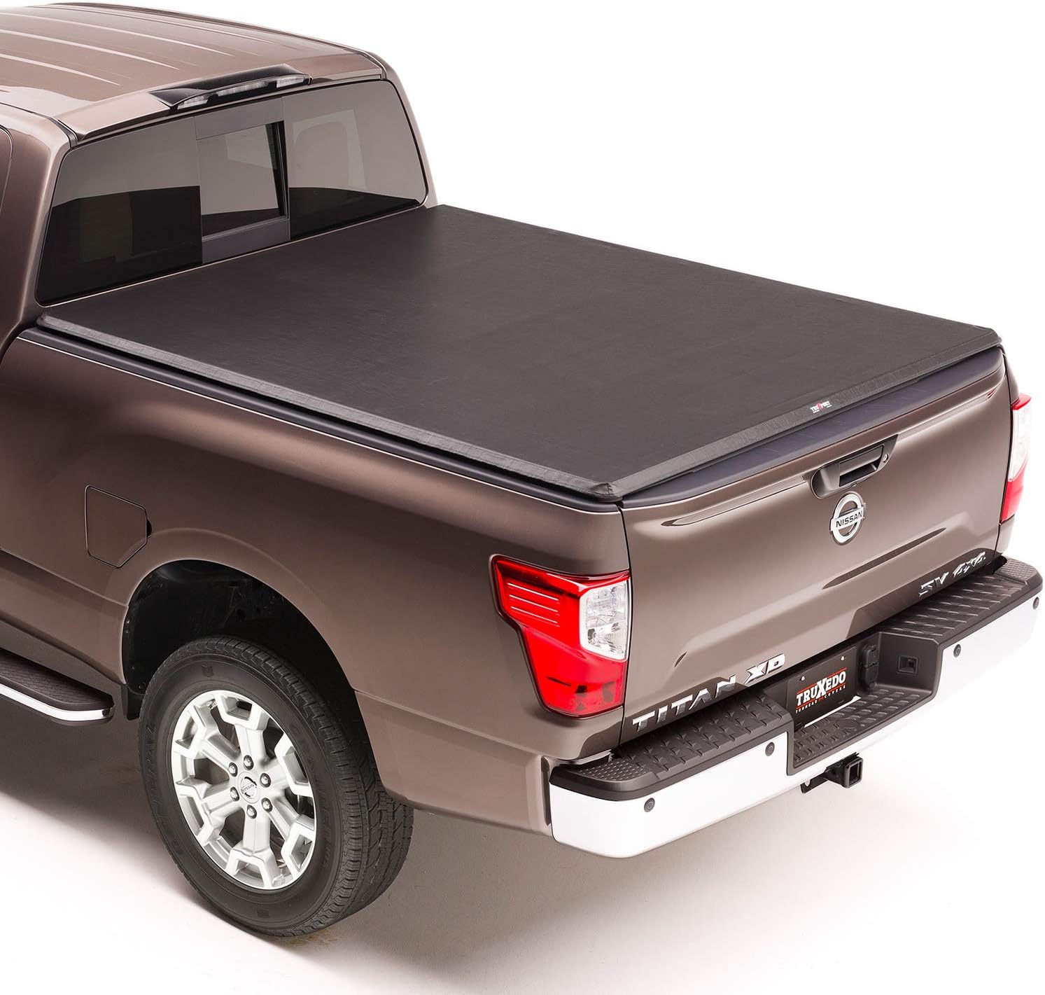 Soft Roll Up Truck Bed Tonneau Cover for Nissan Titan 5' 7" Bed U23984