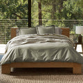 300 Thread Count Organic Percale Fitted Sheet Queen I9680