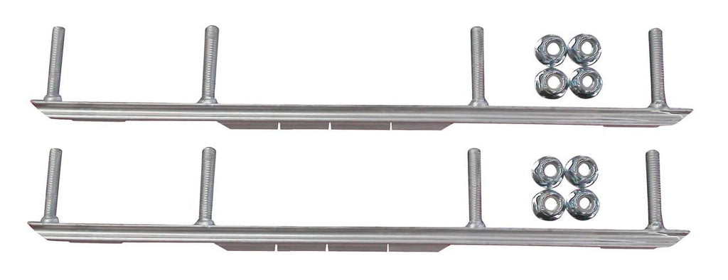 Yellow Razor Snowmobile Skis with 4.5" Shaper Bars Complete Kit Z6275