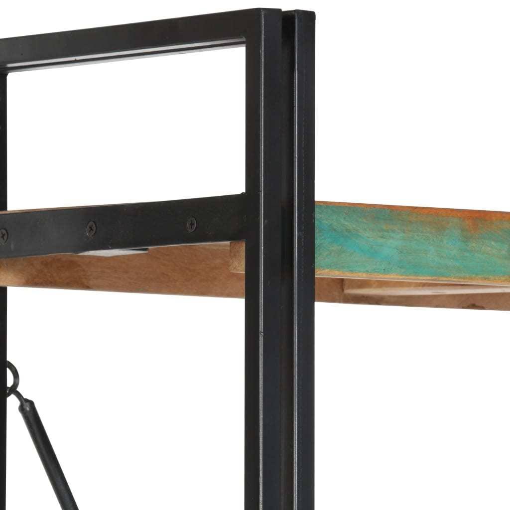 5-Tier Solid Reclaimed Wood Bookcase D966